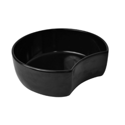 Black crescent dish 5lt